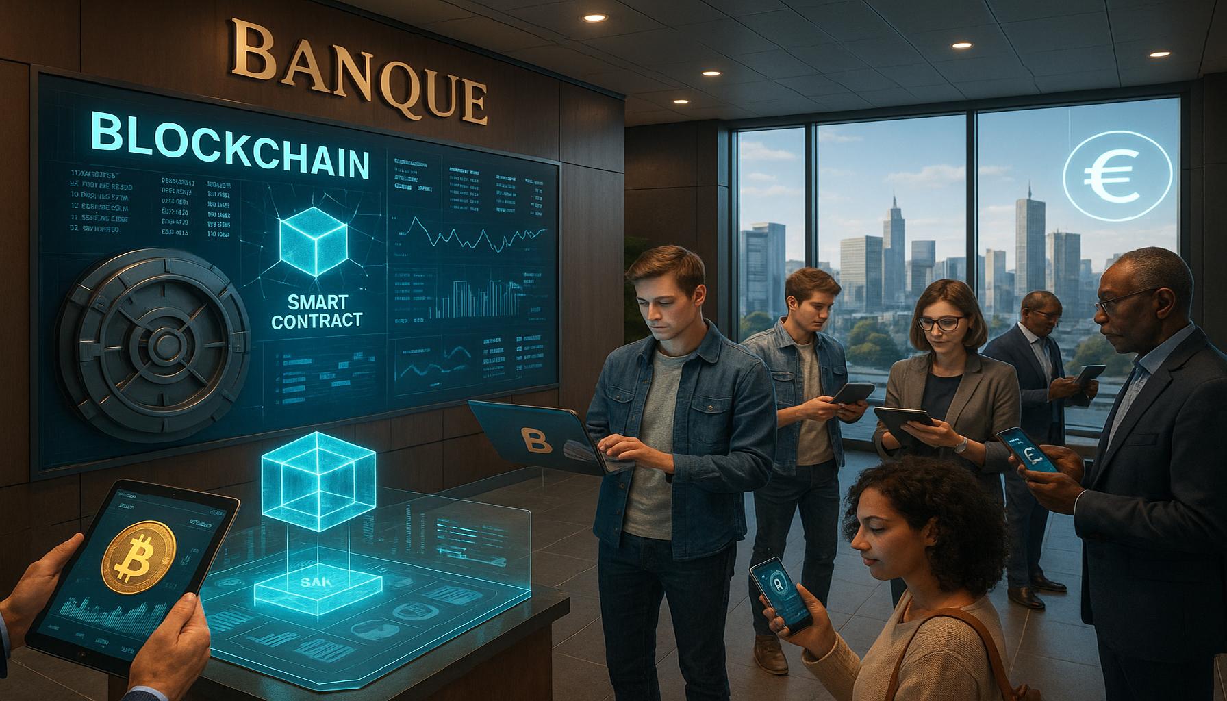 Comment la technologie blockchain peut transformer le secteur bancaire traditionnel en France